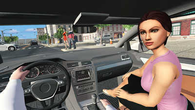 汽车模拟器城市驾驶游戏