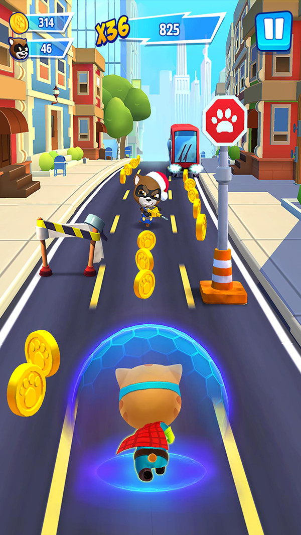 汤姆猫英雄跑酷国服版(Talking Tom Hero Dash)