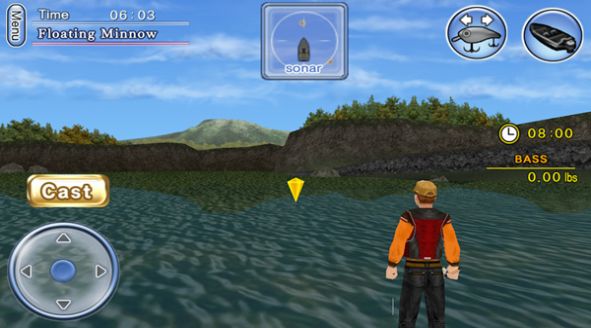 俄罗斯钓鱼模拟器手机版(Bass Fishing 3D on the Boat Free)