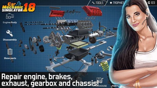 汽车修理工模拟2018无限金币钻石版