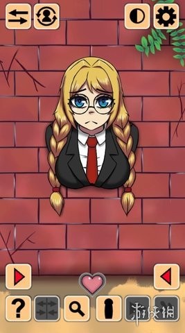 卡在墙中的女孩游戏画面