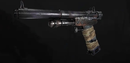 破旧的铁管手枪