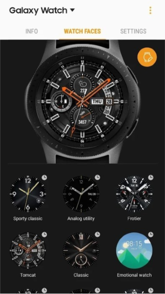Galaxy Watch PlugIn app