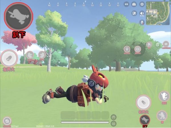 香肠派对趴下操作示意图