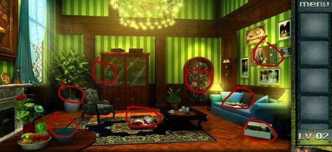 《密室逃脱：挑战100个房间》第2关通关攻略