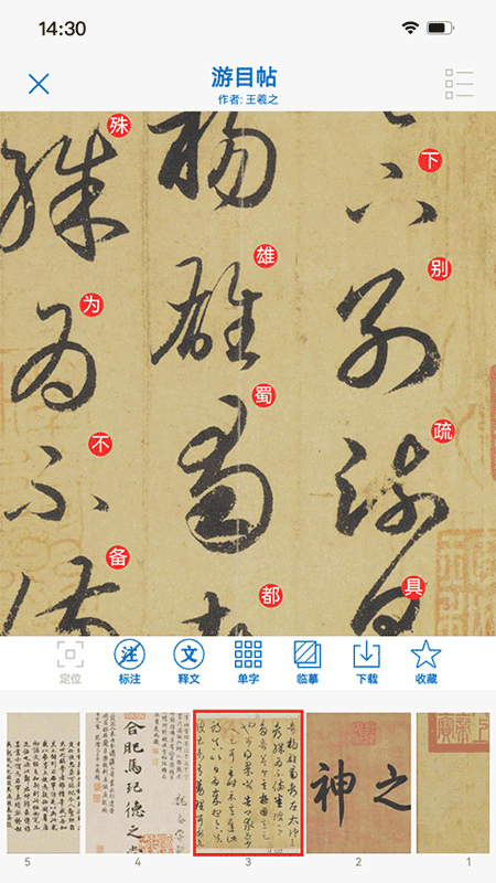 以观书法