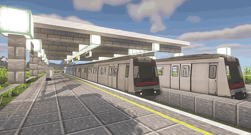 我的世界基岩版地铁mod图片1