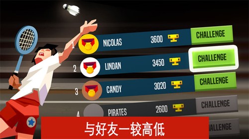 羽毛球高手破解版无限金币无限钻石