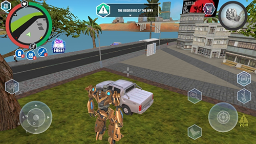 变形鲨鱼机器人游戏1