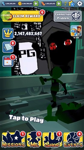 地铁跑酷皮瓜魔改鬼屋版