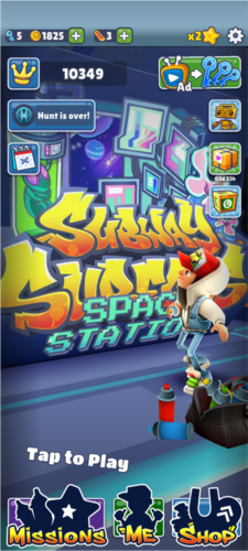 地铁跑酷重返空间站最新版图片6