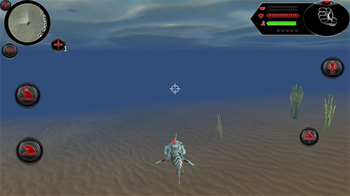 变形鲨鱼机器人游戏2