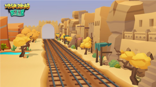 地铁跑酷楼兰古城图片3