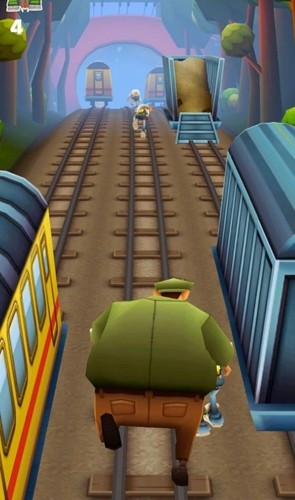 地铁跑酷保安模式