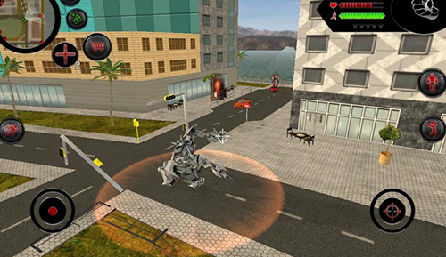 变形鲨鱼机器人游戏