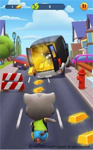 汤姆猫跑酷万能道具炸药的使用攻略3