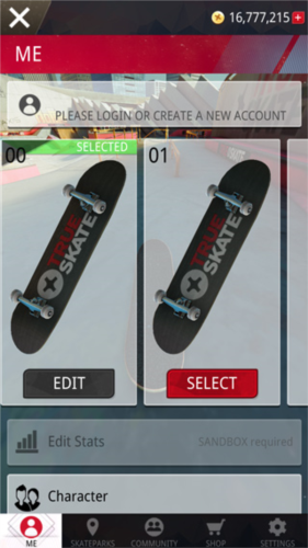 真实滑板破解版全地图图片5