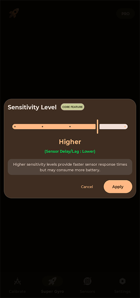 Super Gyro陀螺仪超频app