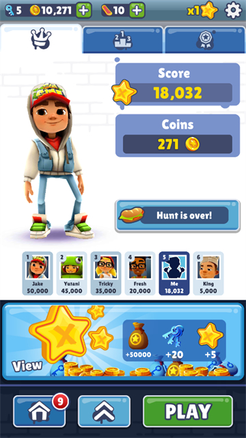 Subway Surf空间站版