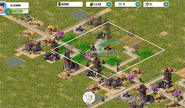 水井布局示意图