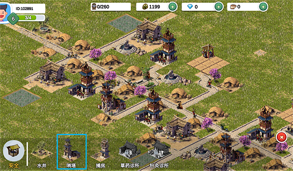 哨塔防火示意图