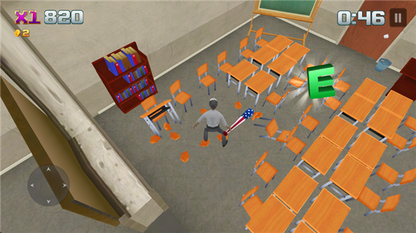 粉碎学校游戏实机画面