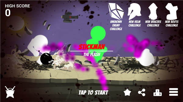 闪电火柴人格斗场景