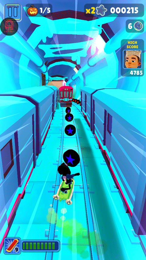 地铁跑酷根灿魔改鬼屋