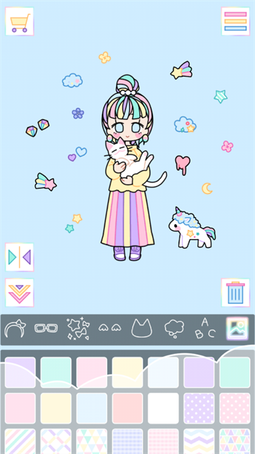 缤纷女孩换装游戏