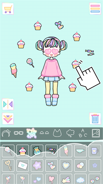 缤纷女孩换装游戏