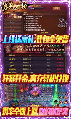男兵女将狂暴打金